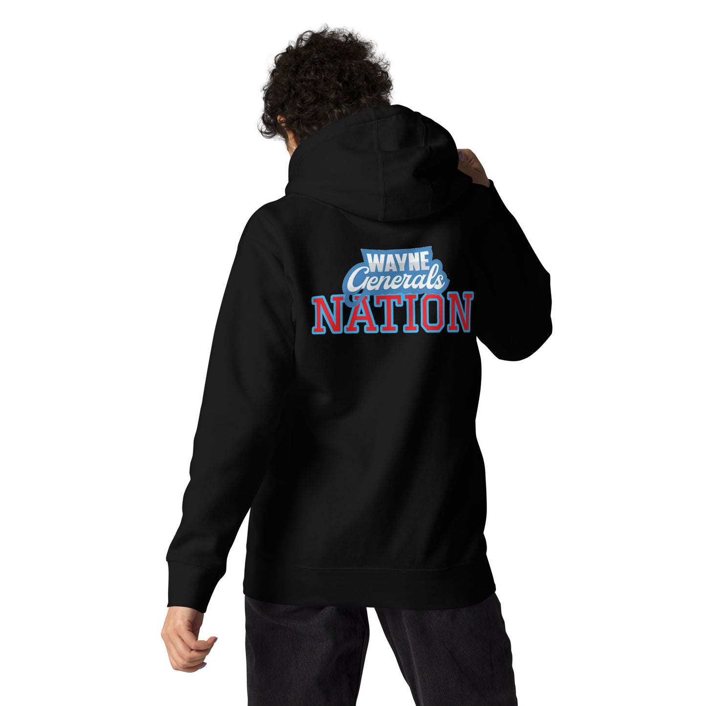 Wayne H.S. Embroidered Front Unisex Hoodie