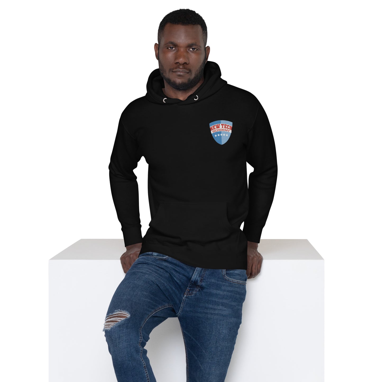 Wayne H.S. Embroidered Front Unisex Hoodie