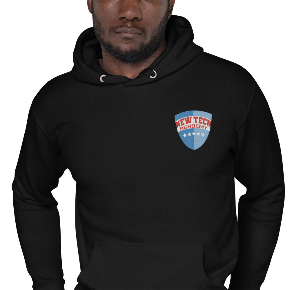 Wayne H.S. Embroidered Front Unisex Hoodie