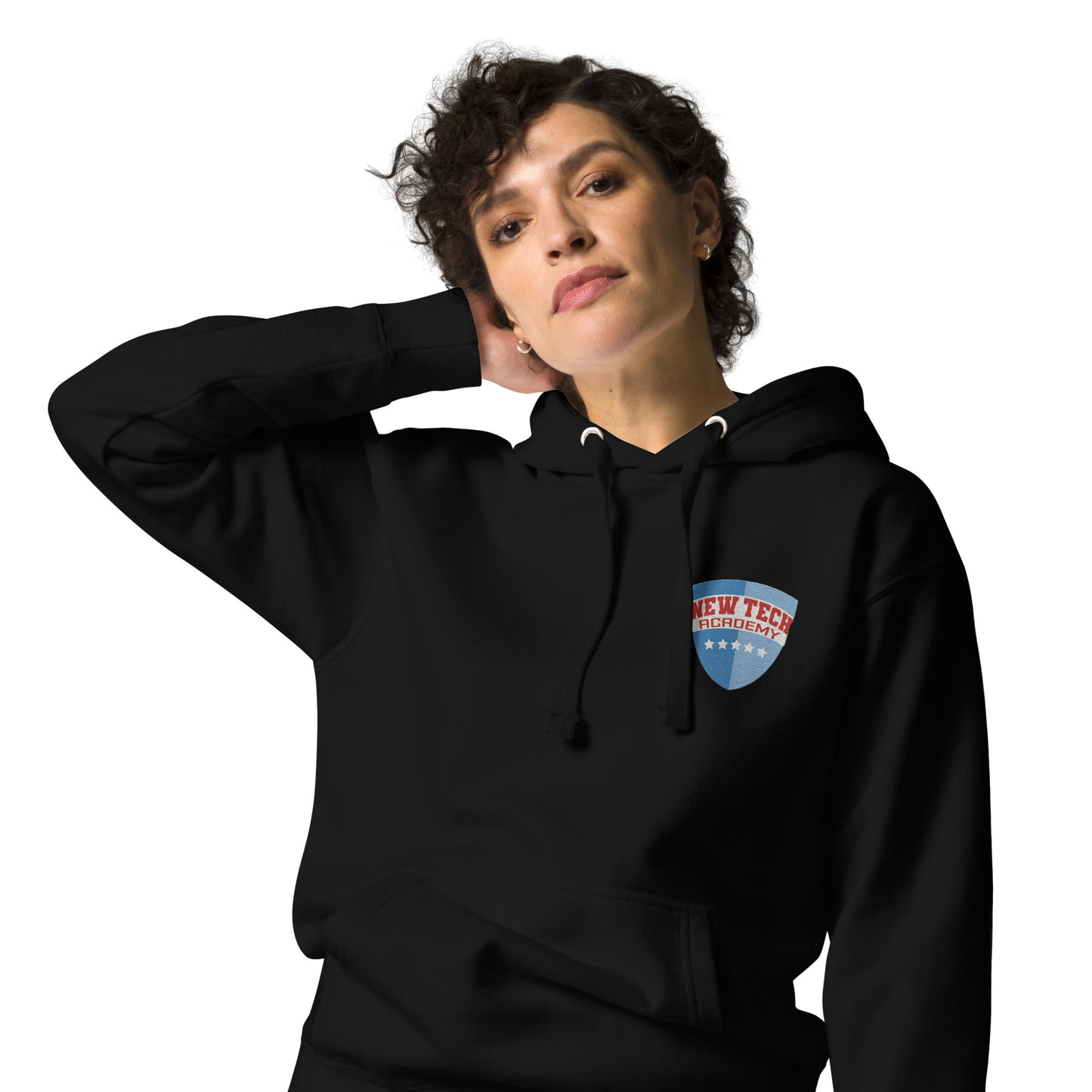 Wayne H.S. Embroidered Front Unisex Hoodie