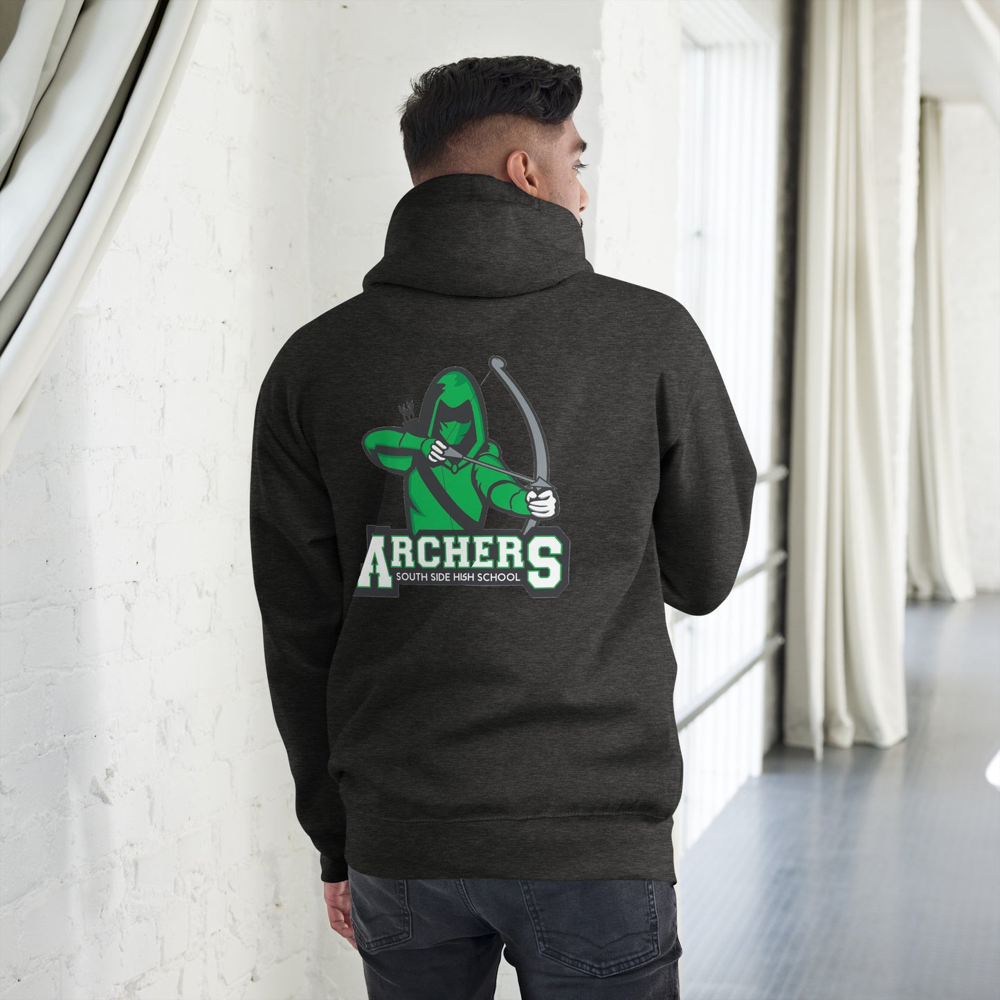 South Side H.S. Embroidered Front Unisex Hoodie