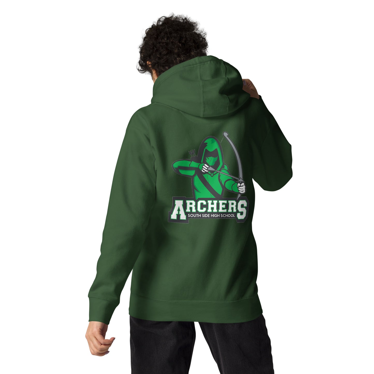 South Side H.S. Embroidered Front Unisex Hoodie