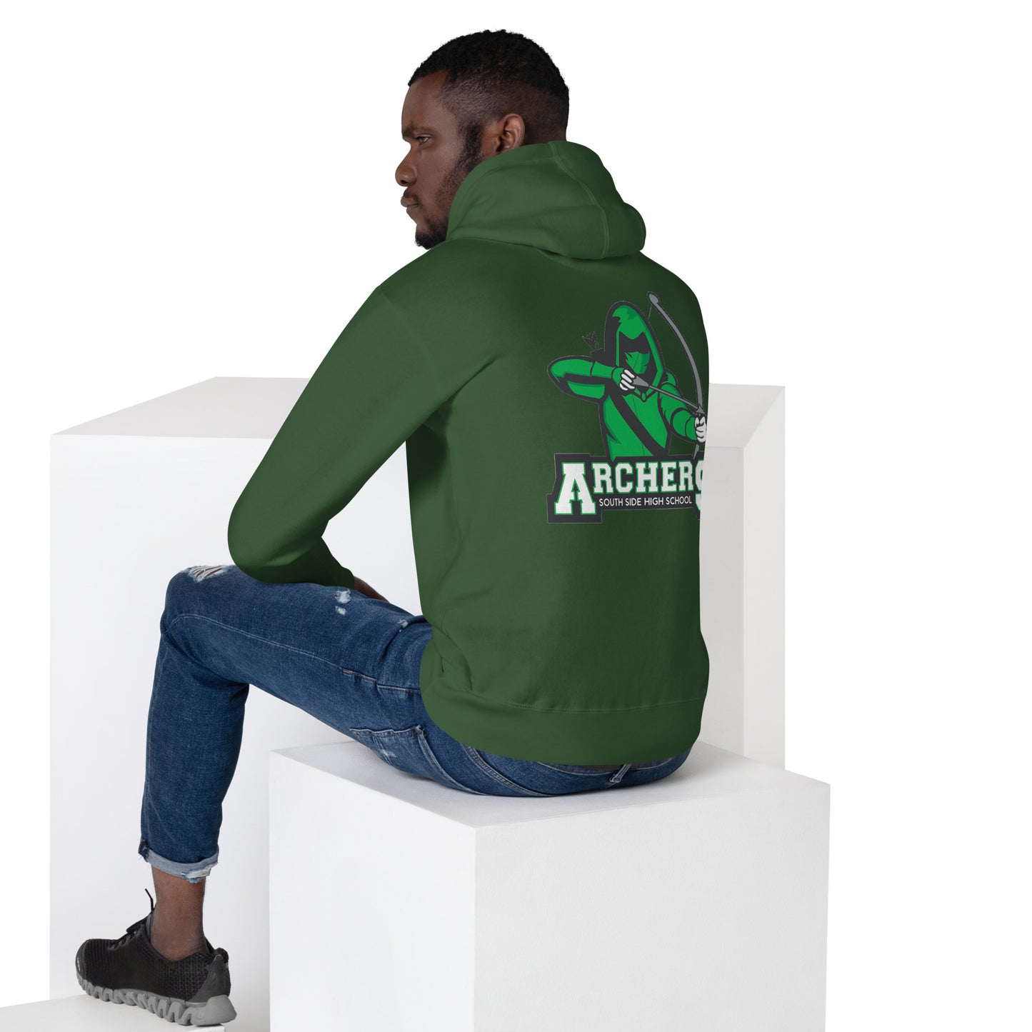 South Side H.S. Embroidered Front Unisex Hoodie