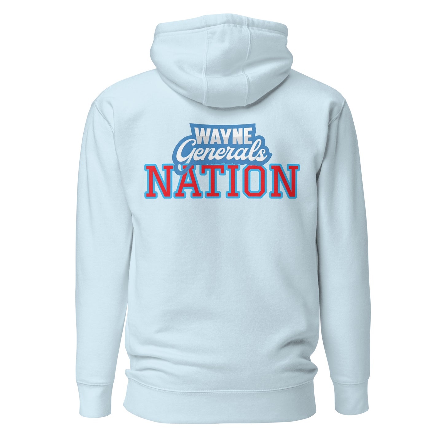 Wayne H.S. Embroidered Front Unisex Hoodie