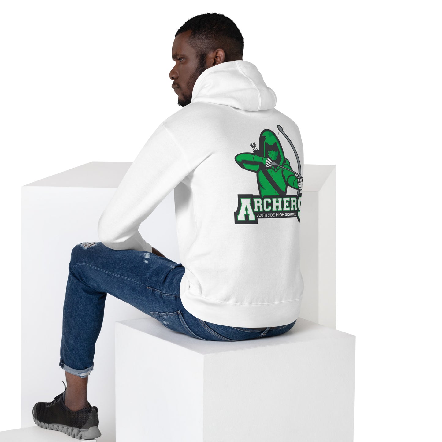 South Side H.S. Embroidered Front Unisex Hoodie