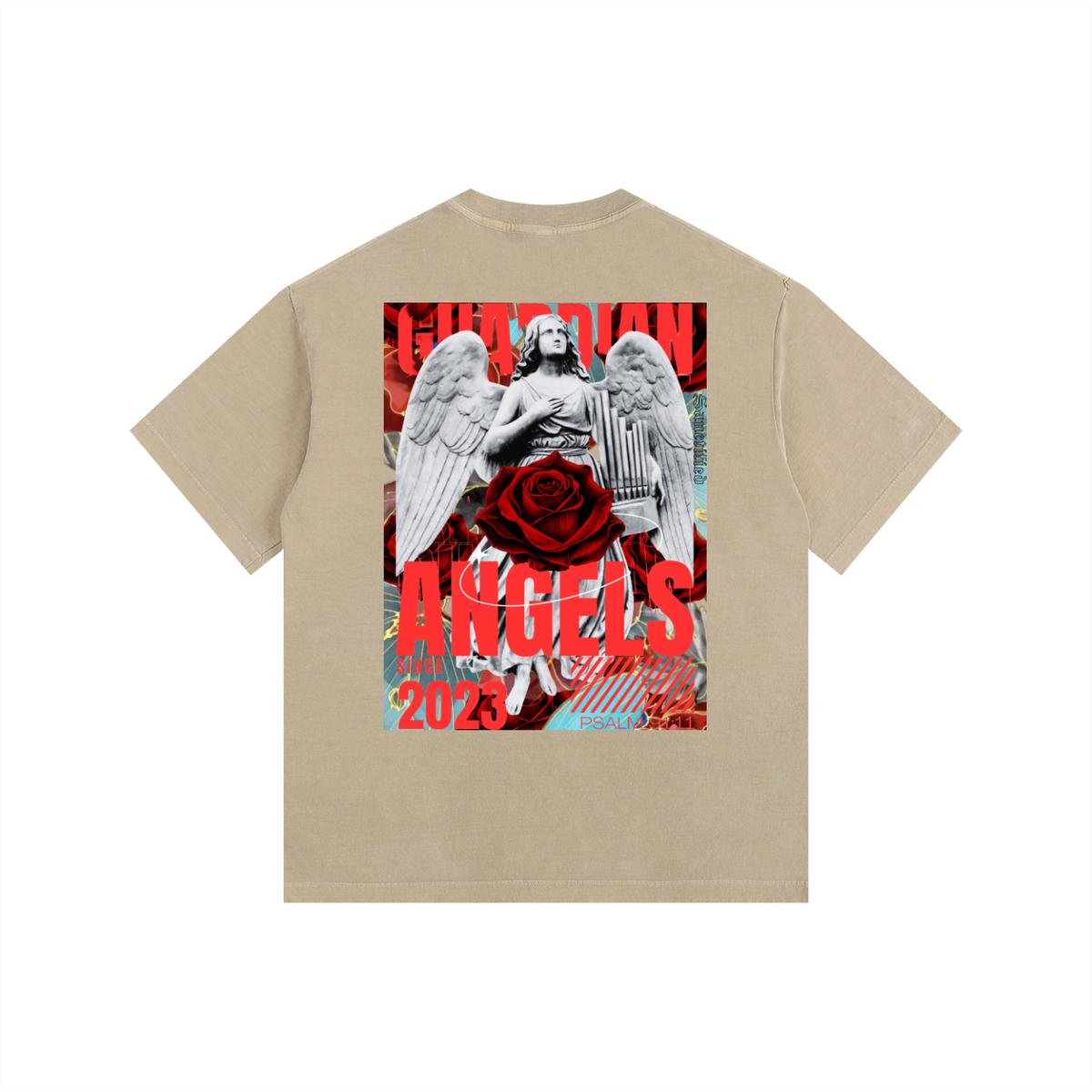 FEARLESS- Vintage Washed Oversized Cotton T-Shirt