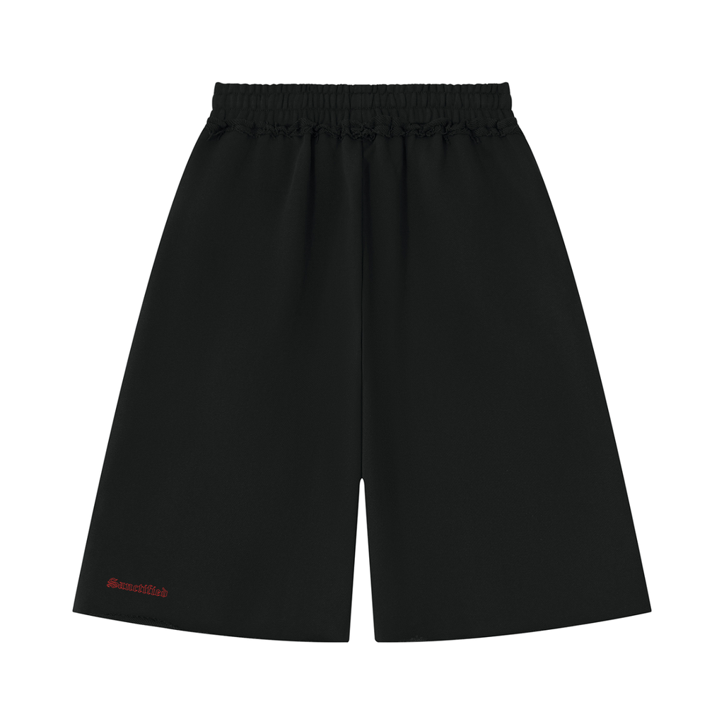 BOLD AS A LION- Unisex Heavyweight Raw Edge Shorts