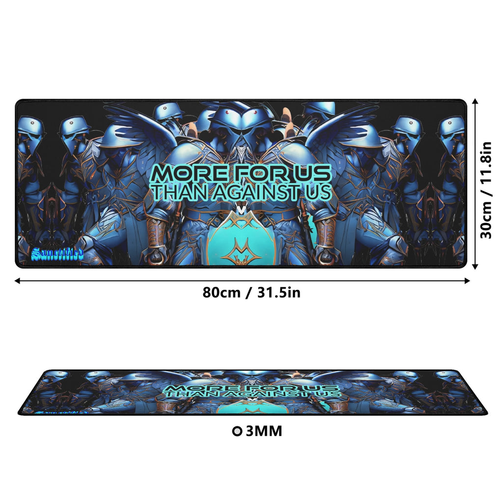 MORE FOR US THAN AGAINST US- Rectangle Rubber Gaming Mouse Mat Pad, FREE SHIPPING