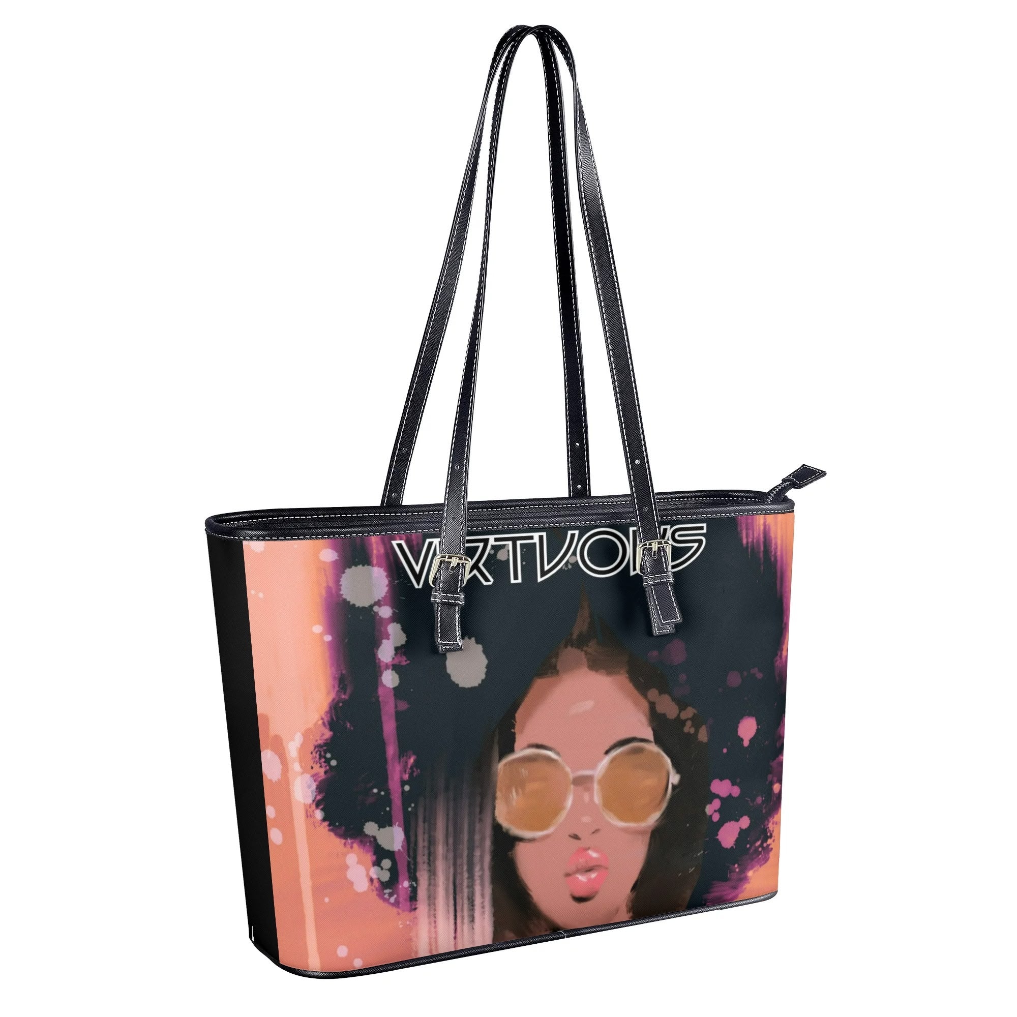 VIRTUOUS- PU Leather Tote Bag, FREE SHIPPING