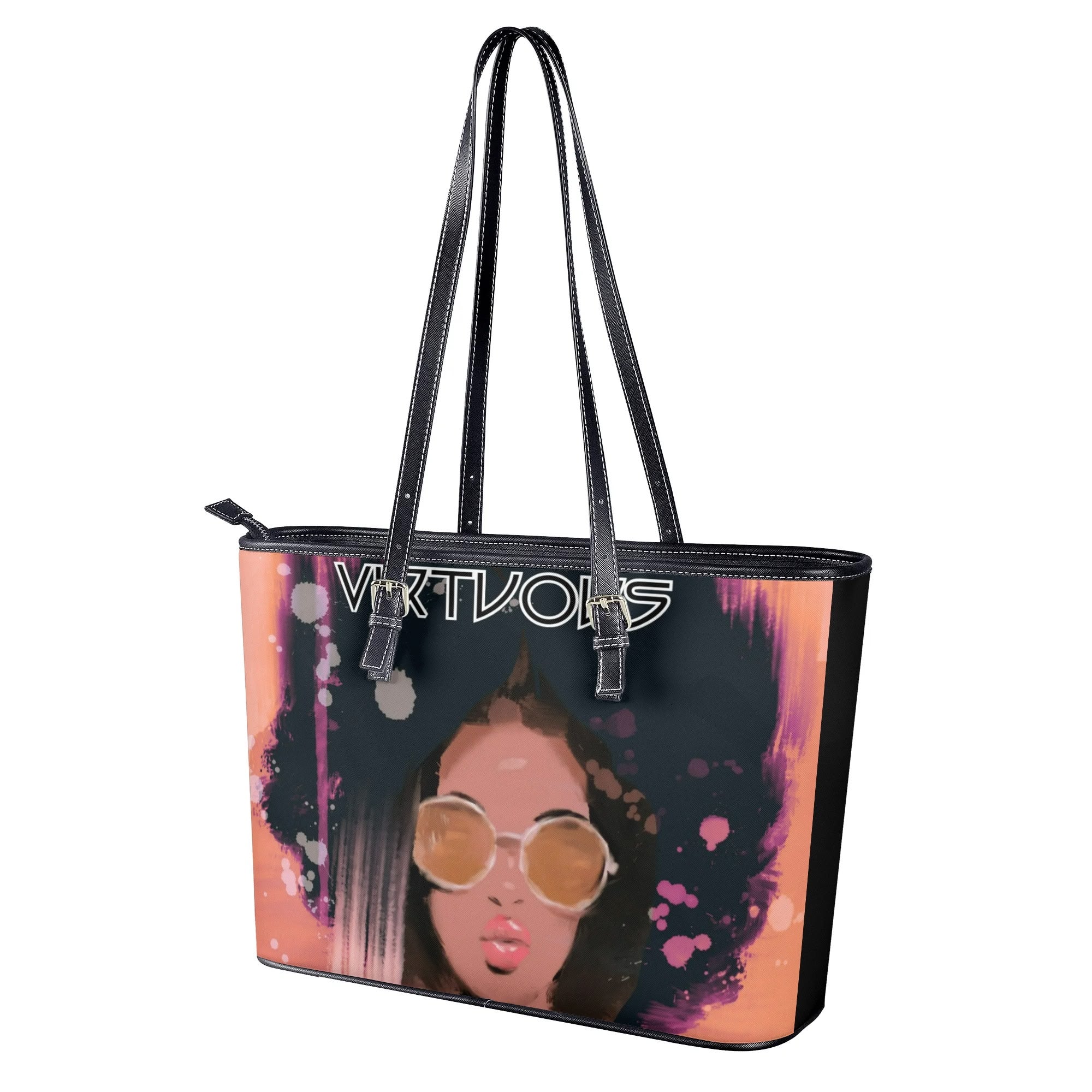 VIRTUOUS- PU Leather Tote Bag, FREE SHIPPING