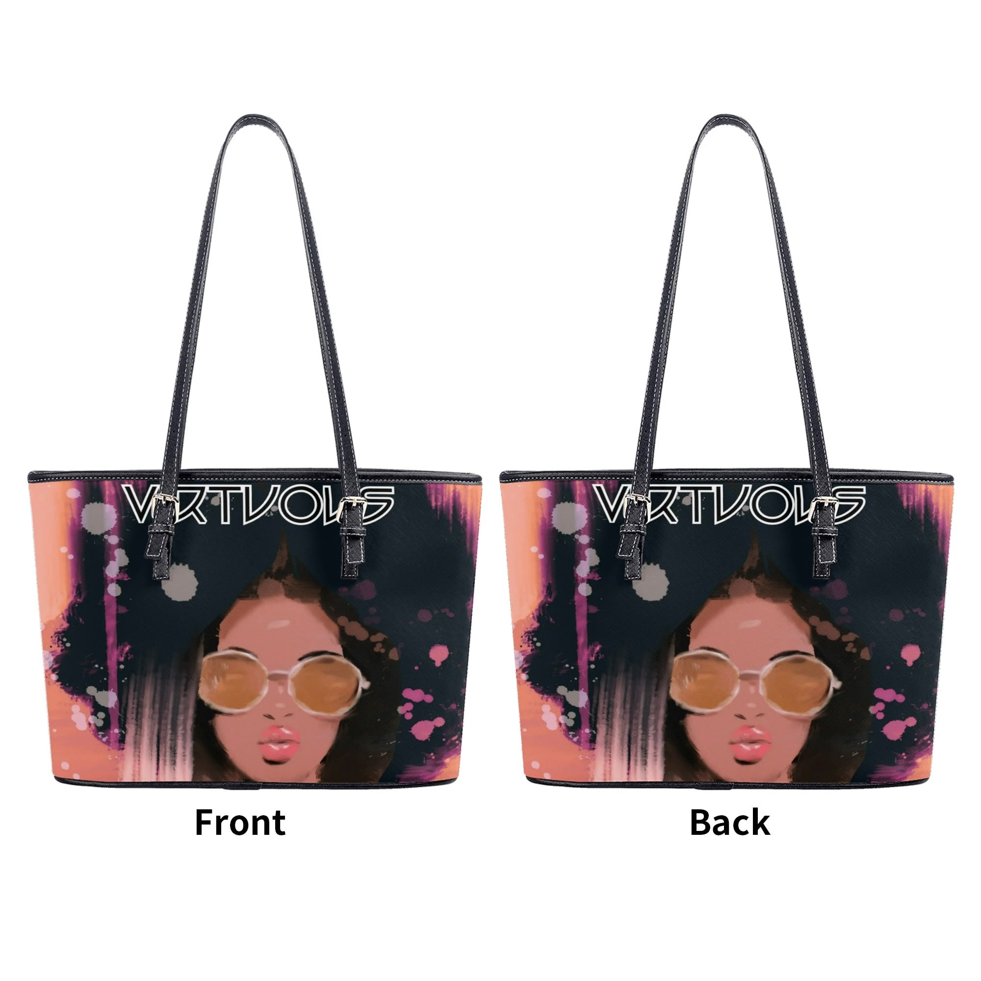 VIRTUOUS- PU Leather Tote Bag, FREE SHIPPING