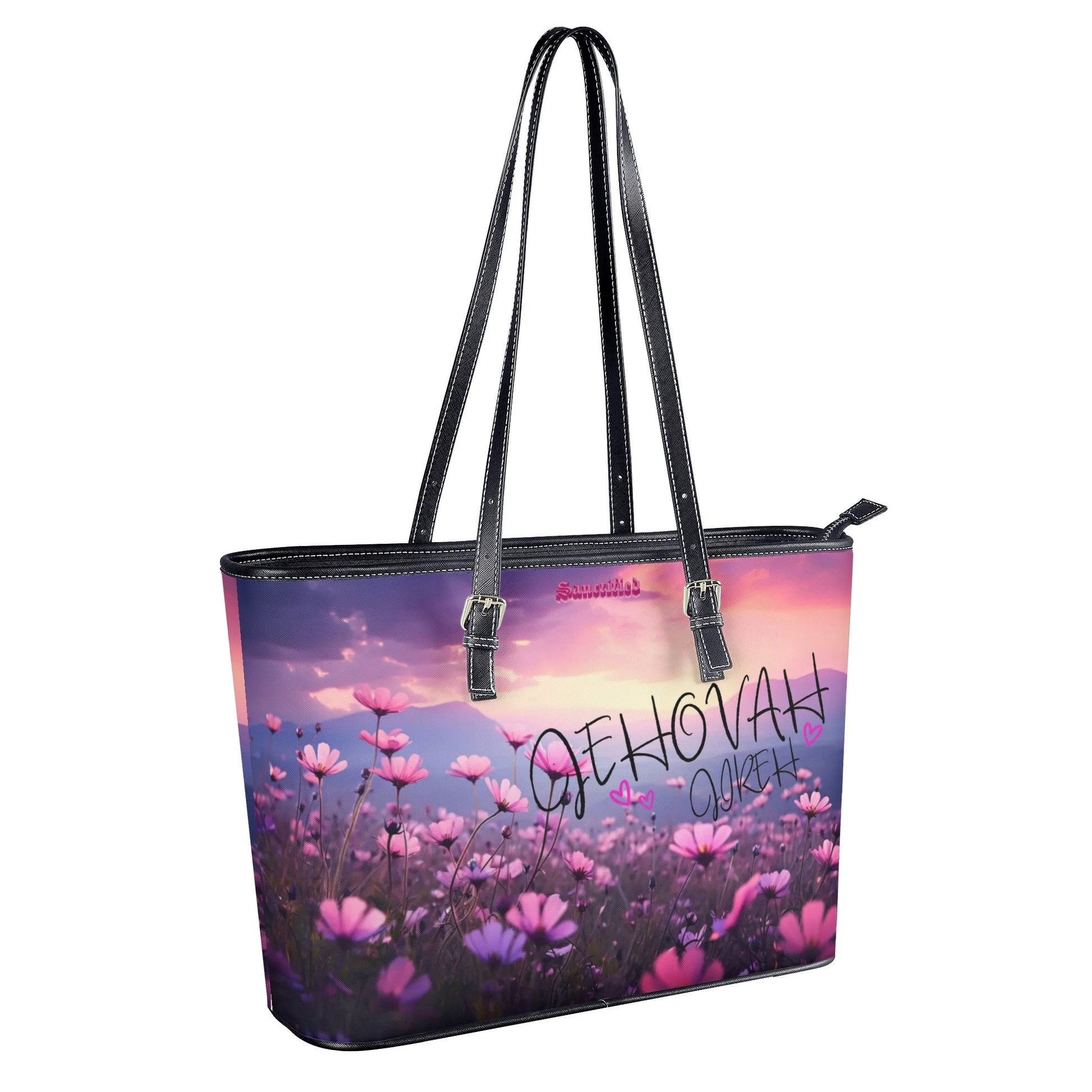 JEHOVAH JIREH- PU Leather Tote Bag, FREE SHIPPING
