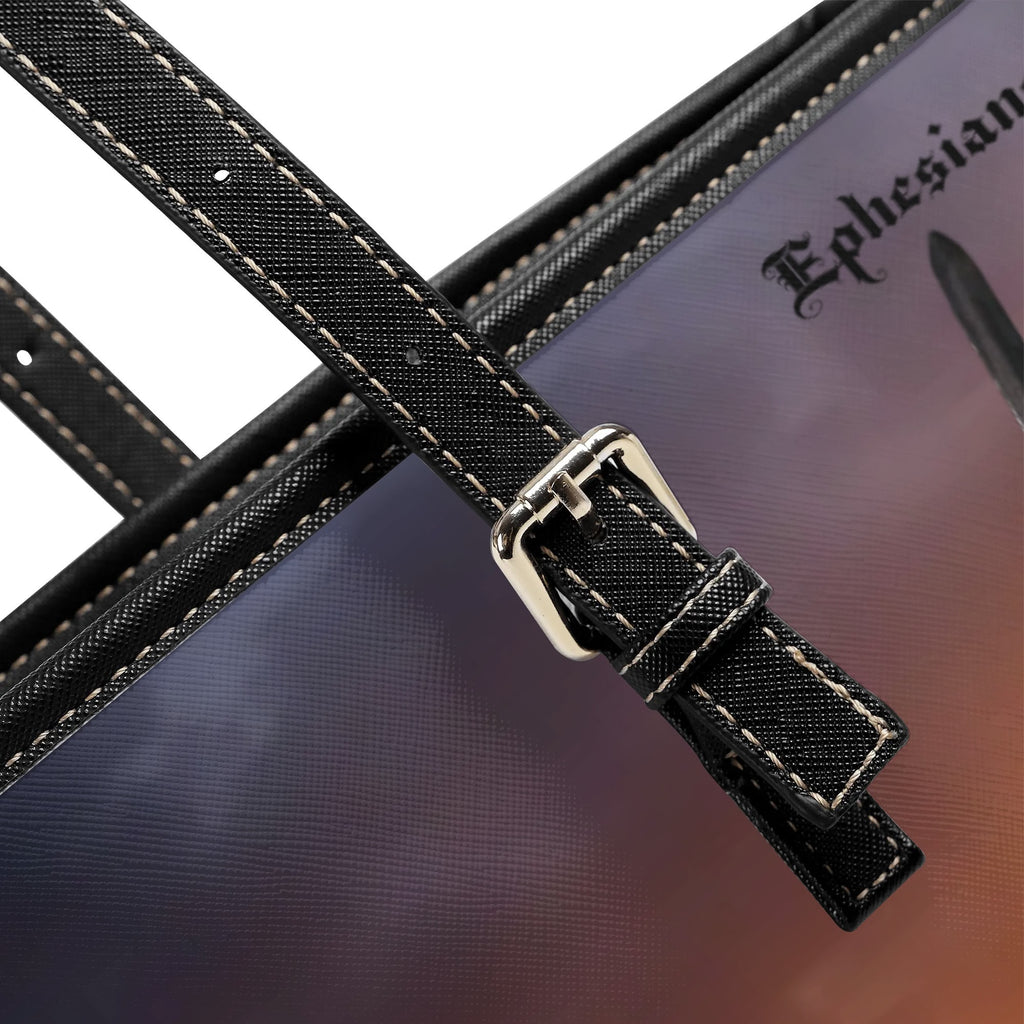 ARMOR OF GOD- PU Leather Tote Bag, FREE SHIPPING