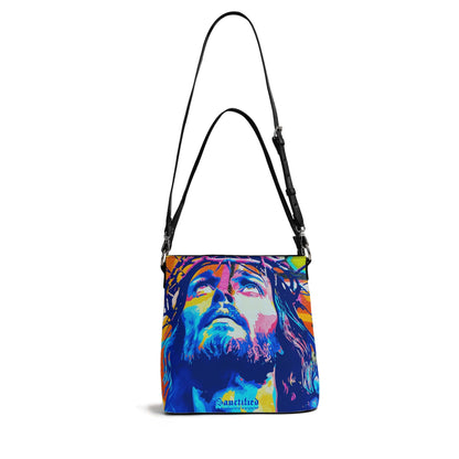JESUS FAN FOREVER-  Womens PU Bucket Bag Shoulder Bag, FREE SHIPPING