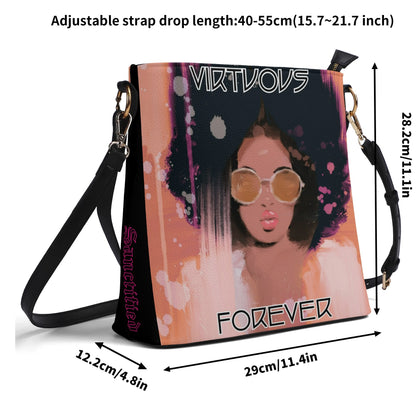 VIRTUOUS FOREVER- Womens PU Bucket Bag Shoulder Bag