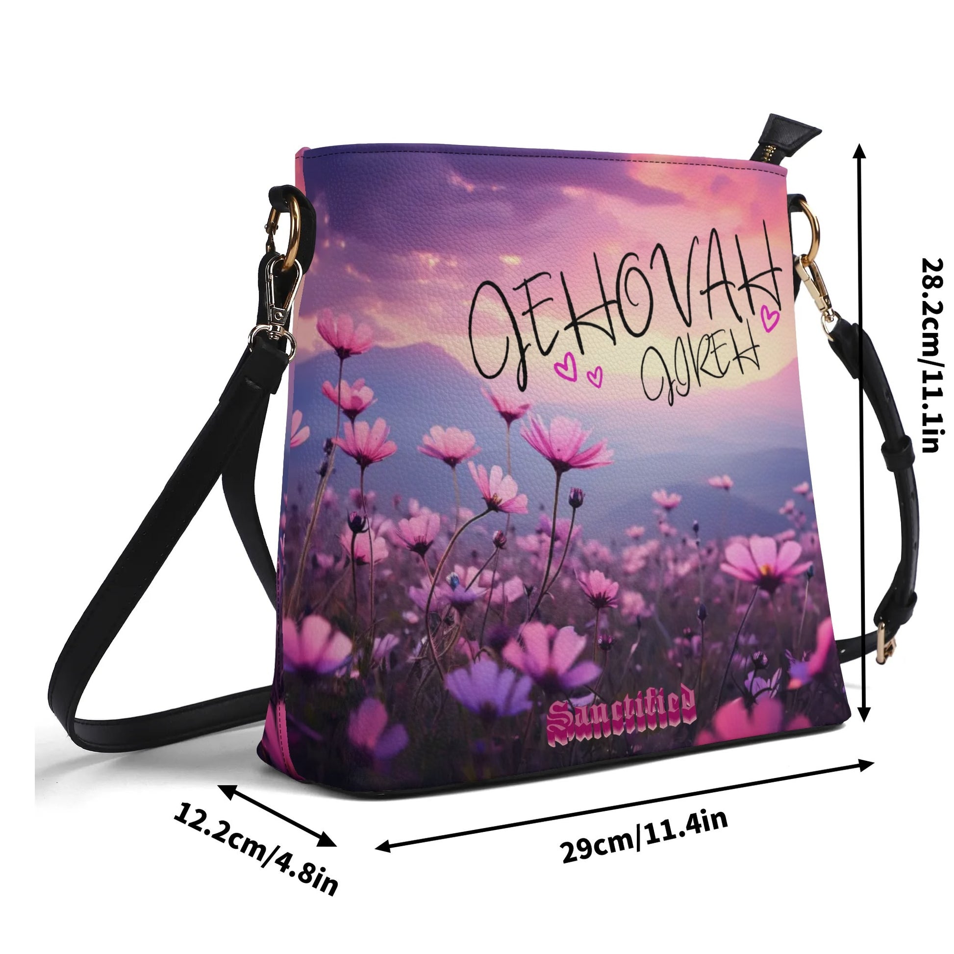 JEHOVAH JIREH- Womens PU Bucket Bag Shoulder Bag, FREE SHIPPING