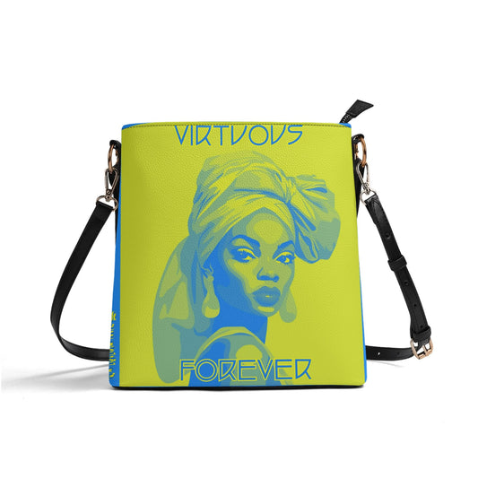 JESUS REIGNS FOREVER- Womens PU Bucket Bag Shoulder Bag, FREE SHIPPING