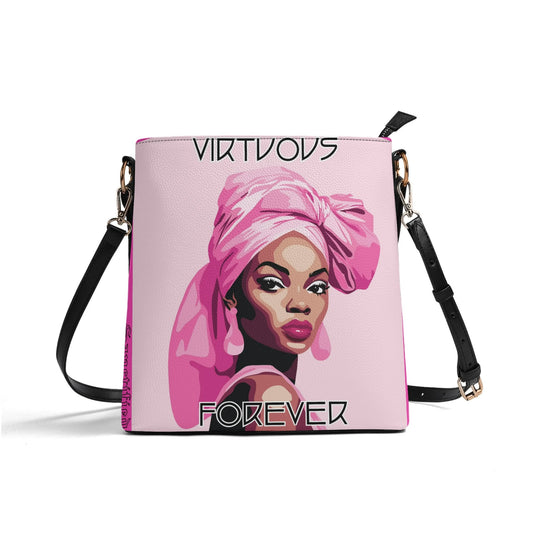 JESUS REIGNS FOREVER- Womens PU Bucket Bag Shoulder Bag, FREE SHIPPING