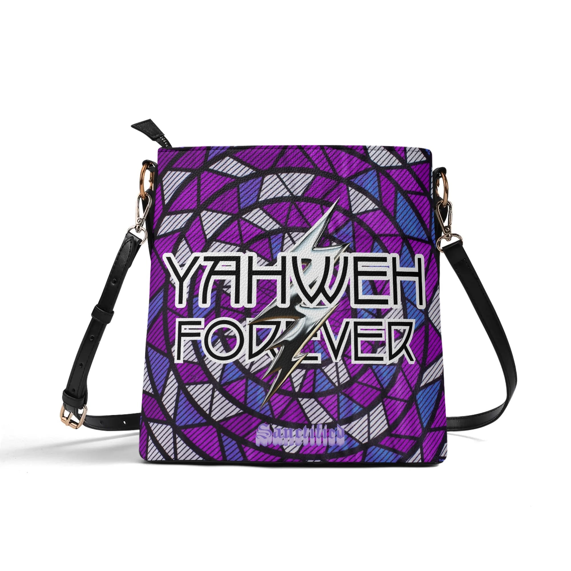 YAHWEH FOREVER- Womens PU Bucket Bag Shoulder Bag, FREE SHIPPING
