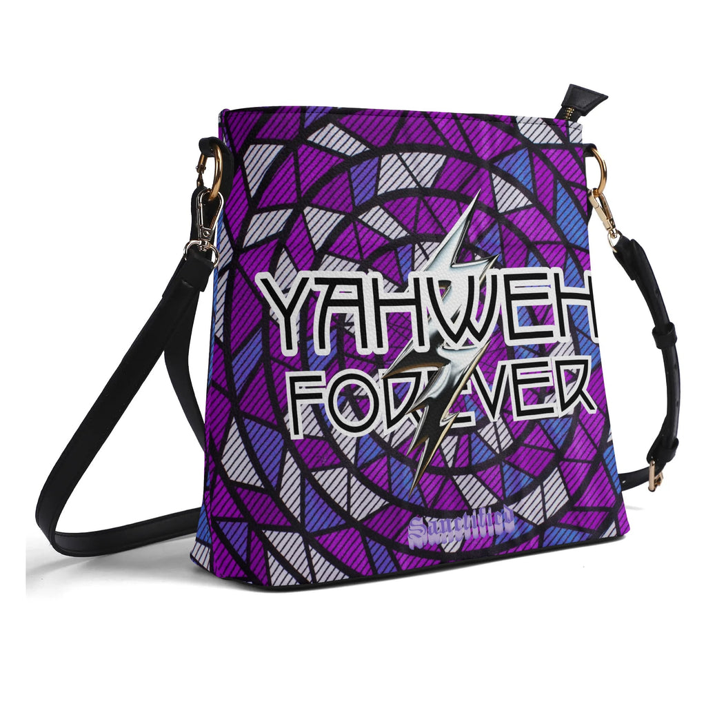 YAHWEH FOREVER- Womens PU Bucket Bag Shoulder Bag, FREE SHIPPING