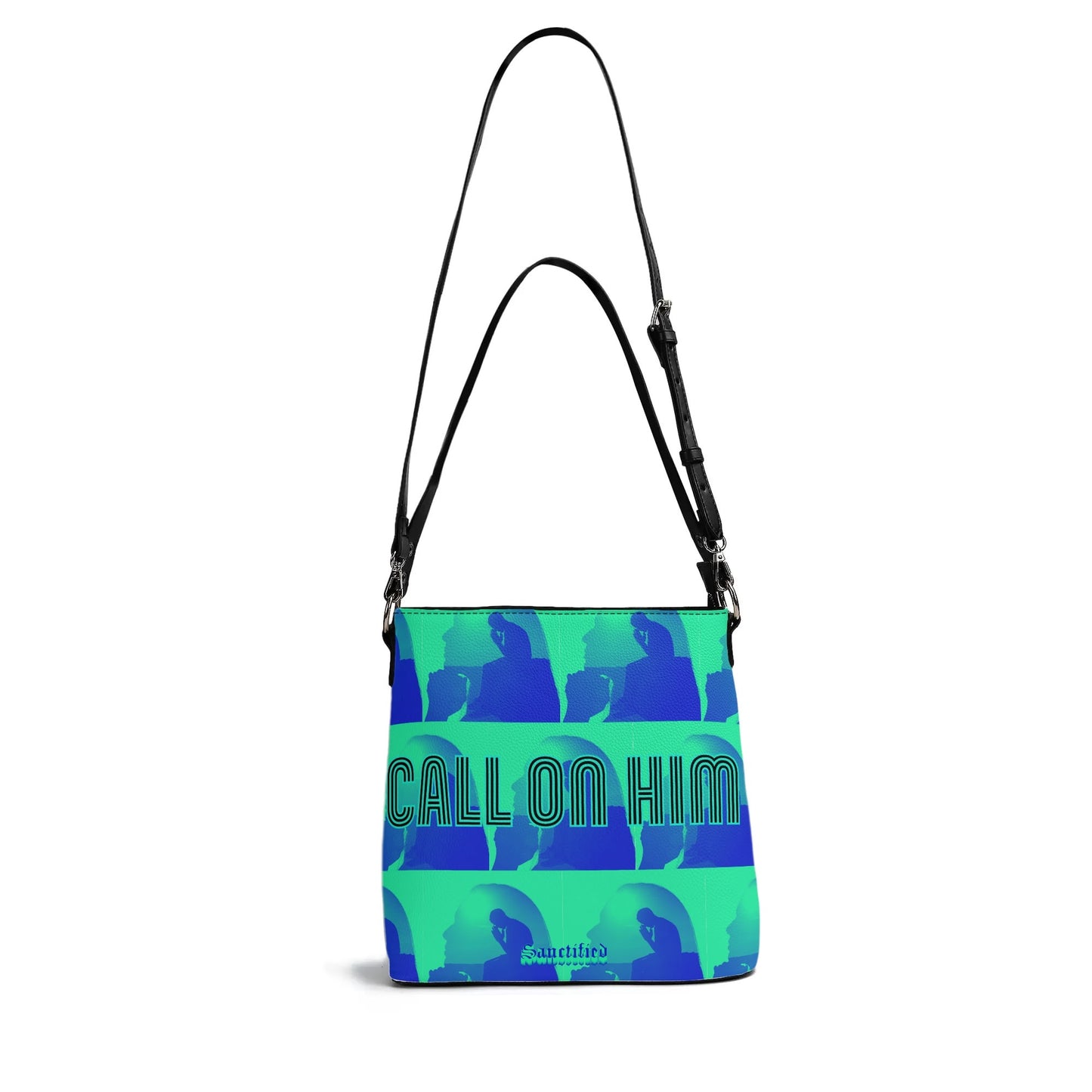 CALL ON HIM- Womens PU Bucket Bag Shoulder Bag, FREE SHIPPING