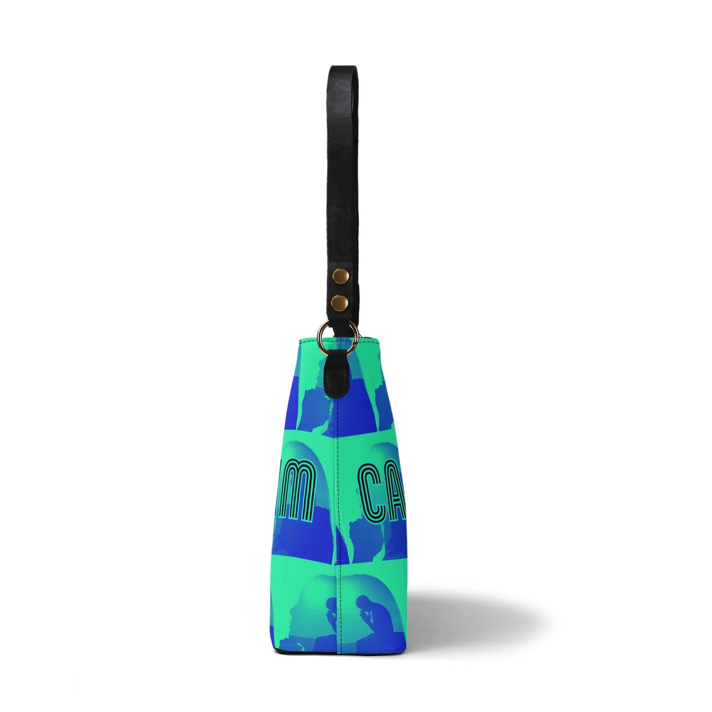 CALL ON HIM- Womens PU Bucket Bag Shoulder Bag, FREE SHIPPING