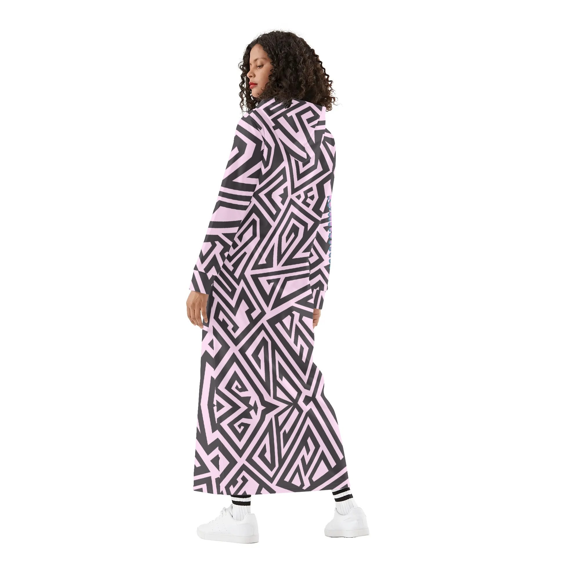 GUARDIAN ANGEL- Womens Casual Long Hoodie Dress, FREE SHIPPING