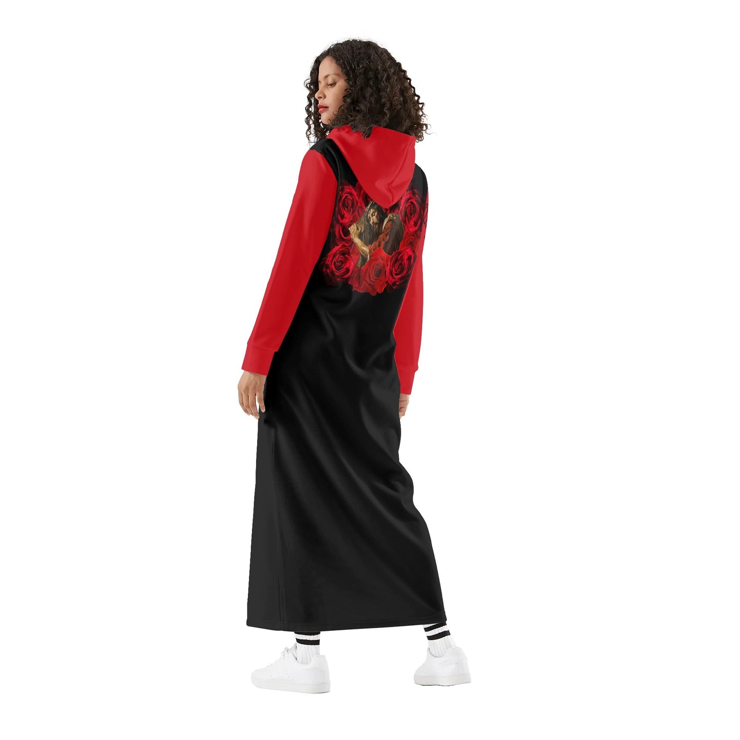 JESUS REIGNS- Womens Casual Long Hoodie Dress, FREE SHIPPING