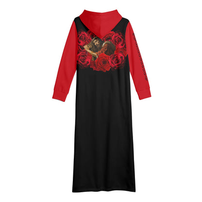 JESUS REIGNS- Womens Casual Long Hoodie Dress, FREE SHIPPING