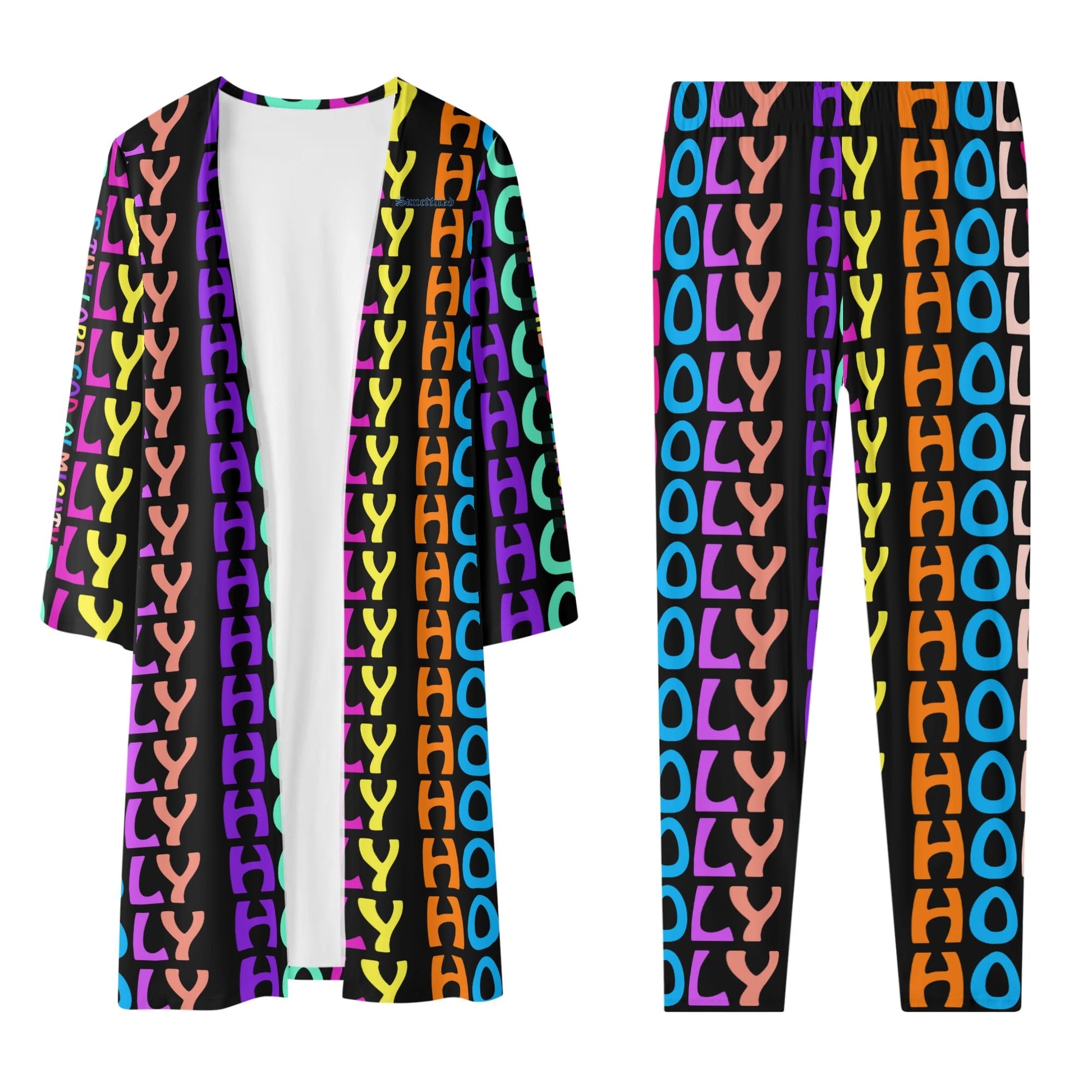 HOLY, HOLY, HOLY- Womens Long Sleeve Cardigan and Leggings Sets, FREE SHIPPING