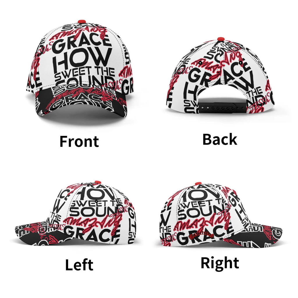 AMAZING GRACE- All-over Print Baseball Cap, FREE SHIPPING