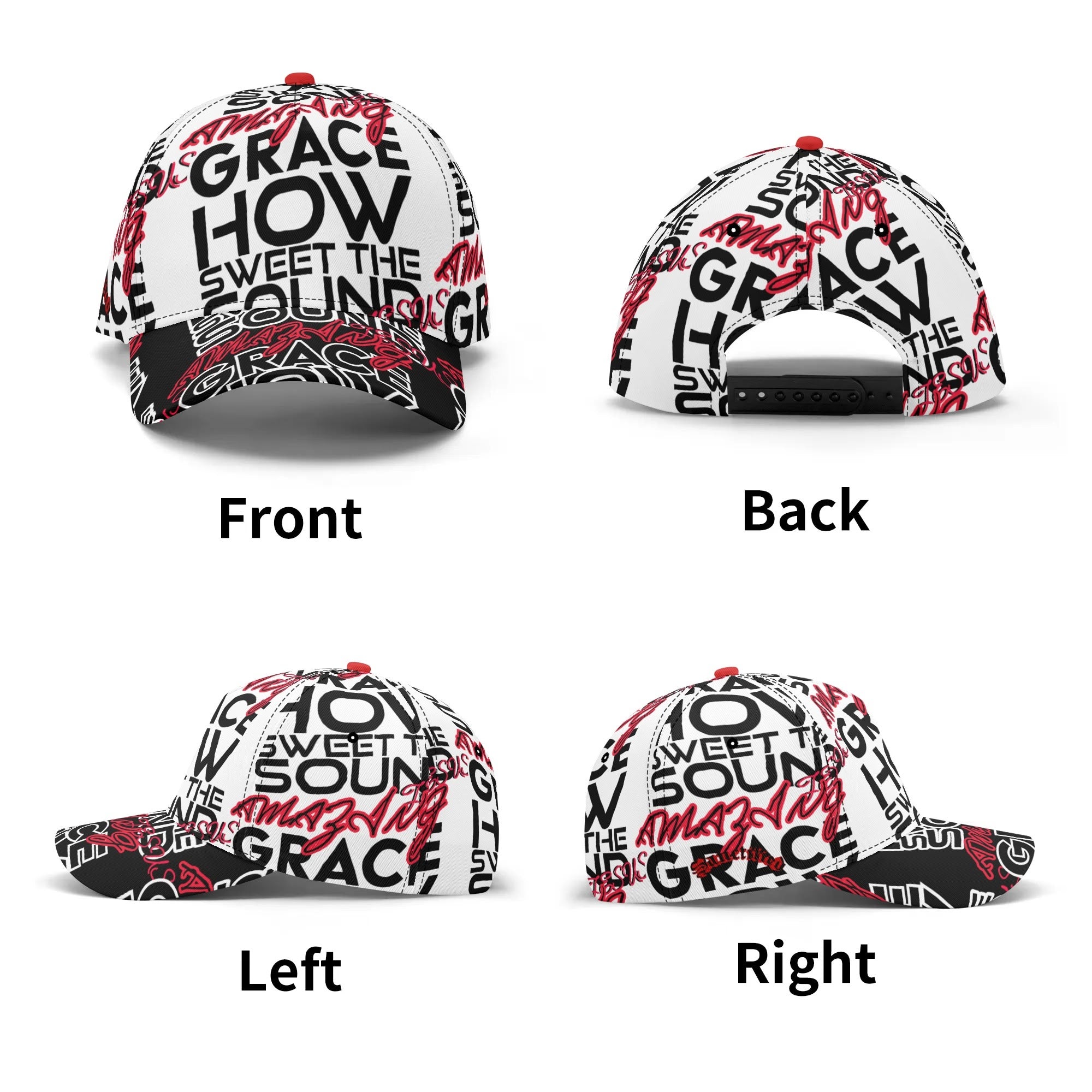 AMAZING GRACE- All-over Print Baseball Cap, FREE SHIPPING