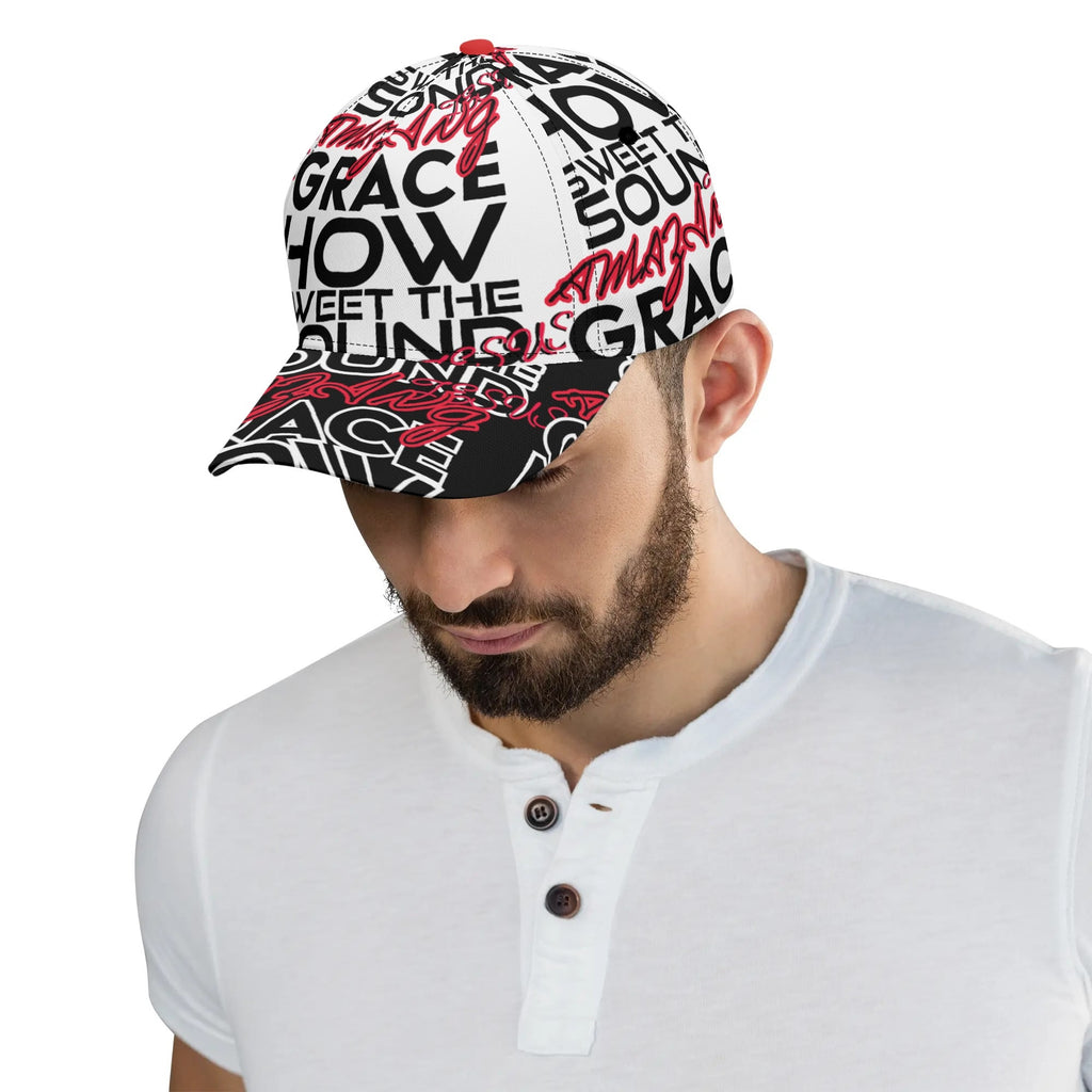 AMAZING GRACE- All-over Print Baseball Cap, FREE SHIPPING