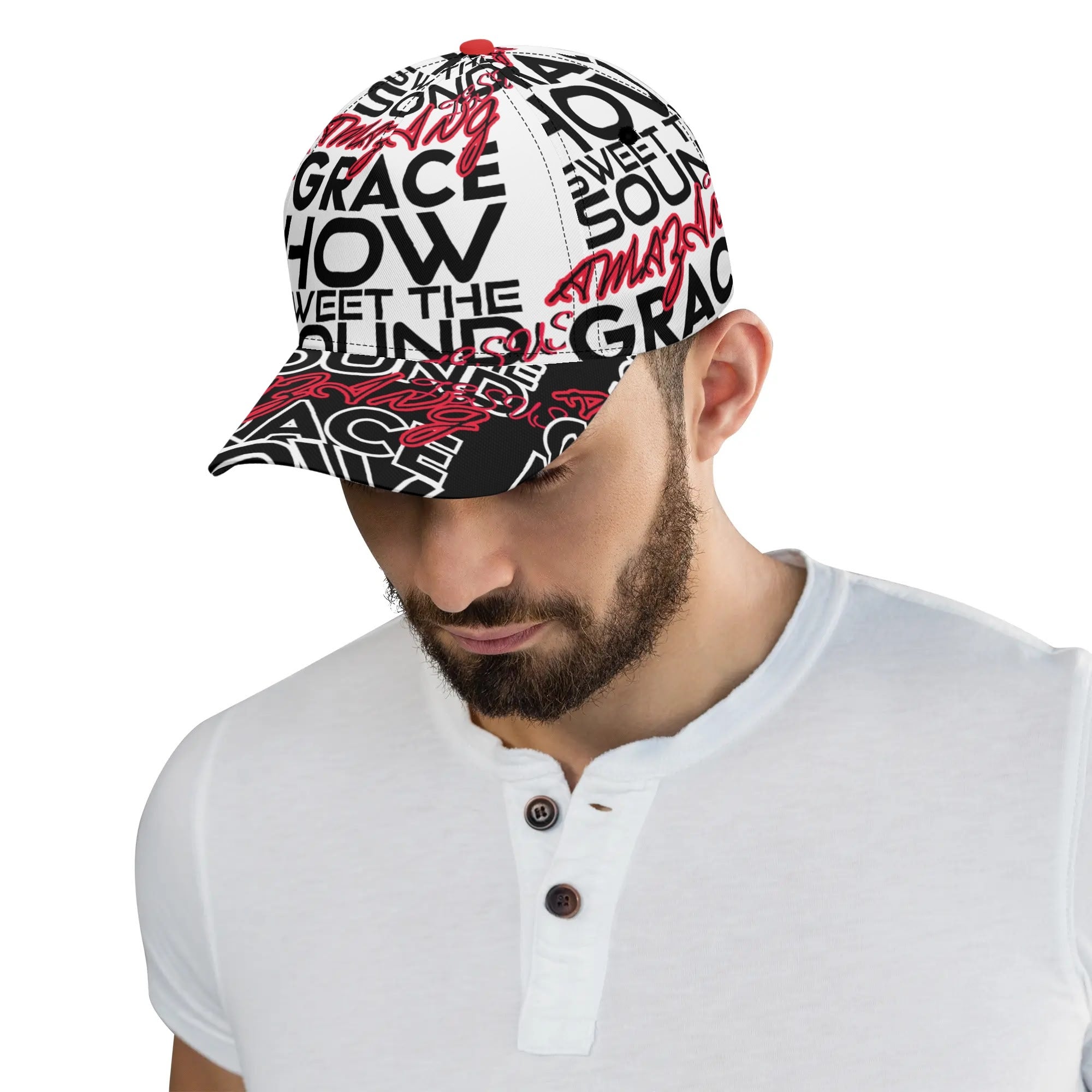 AMAZING GRACE- All-over Print Baseball Cap, FREE SHIPPING