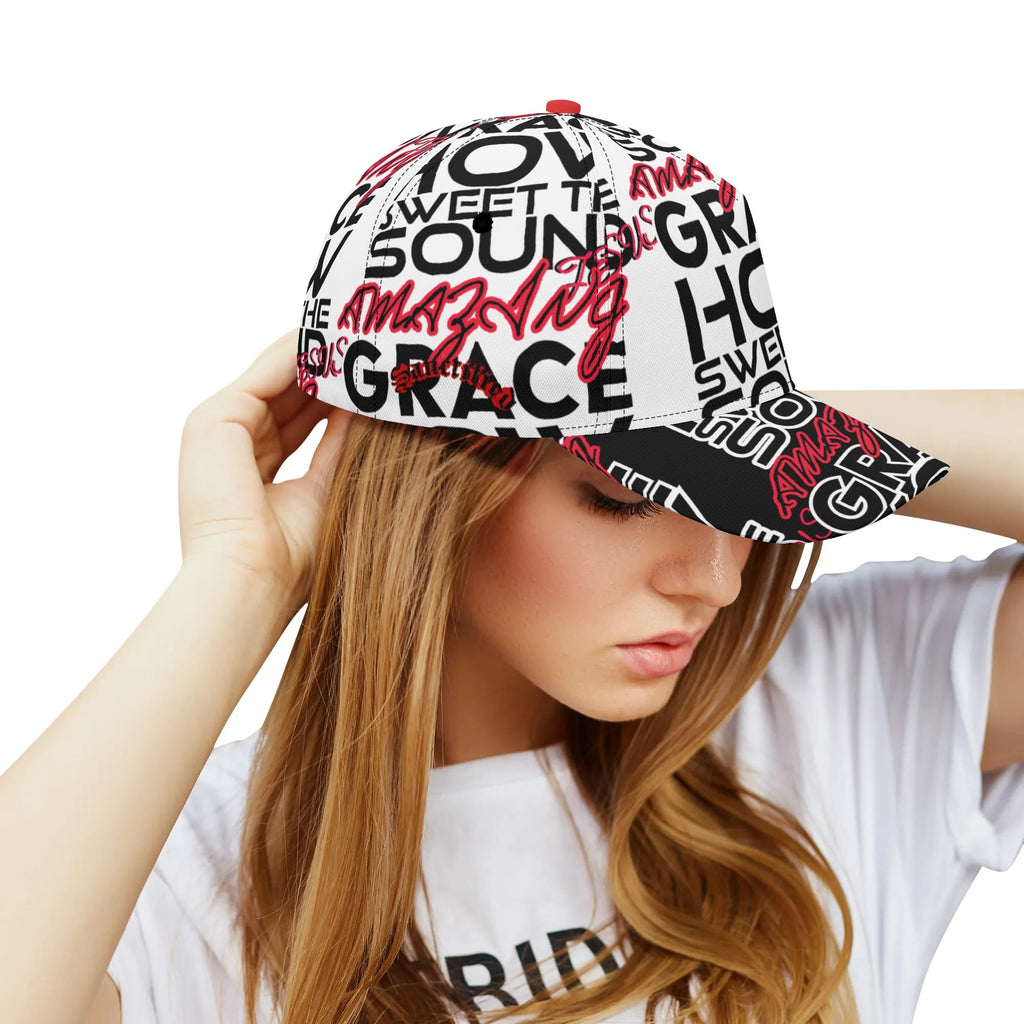 AMAZING GRACE- All-over Print Baseball Cap, FREE SHIPPING