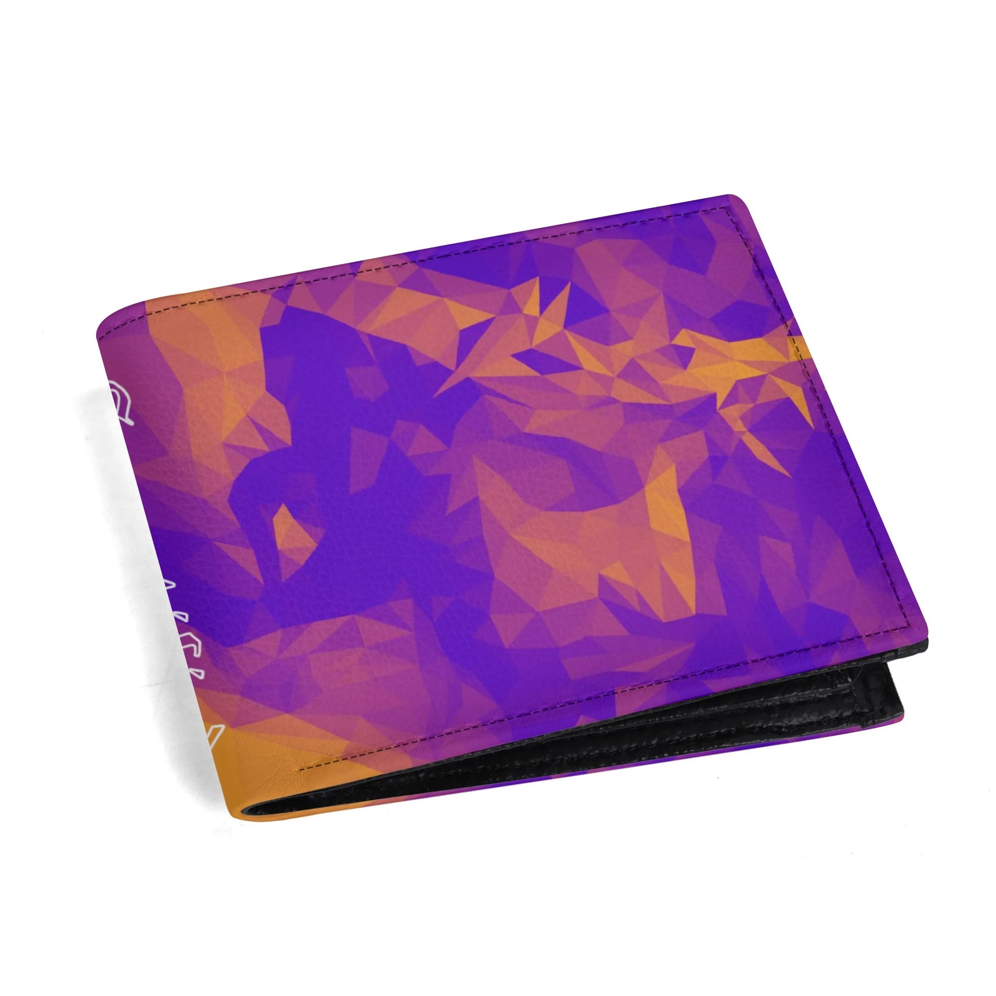 KING JESUS- Mens Minimalist PU Leather Wallet Paper Folded Wallet, FREE SHIPPING