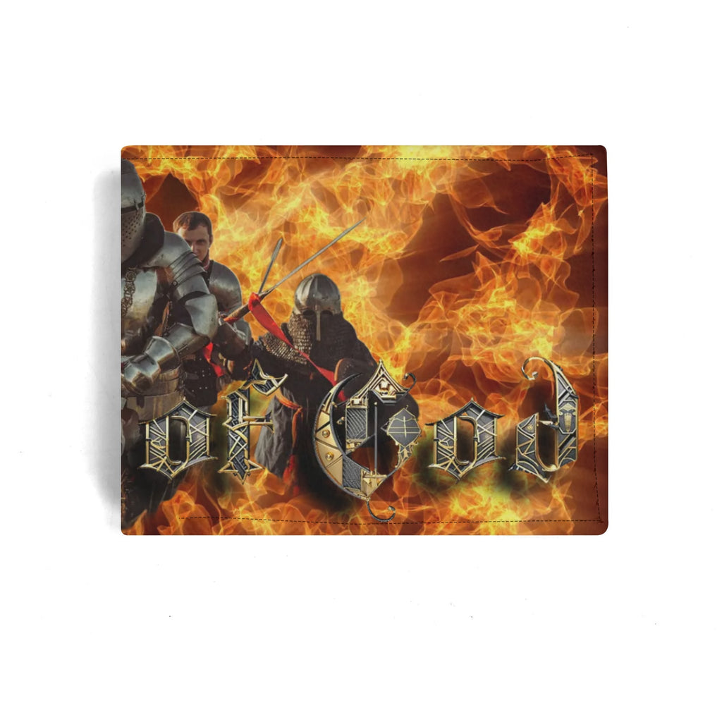 ARMOR OF GOD- Mens Minimalist PU Leather Wallet Paper Folded Wallet, FREE SHIPPING