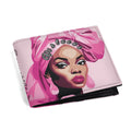 VIRTUOUS- Mens Minimalist PU Leather Wallet Paper Folded Wallet, FREE SHIPPING