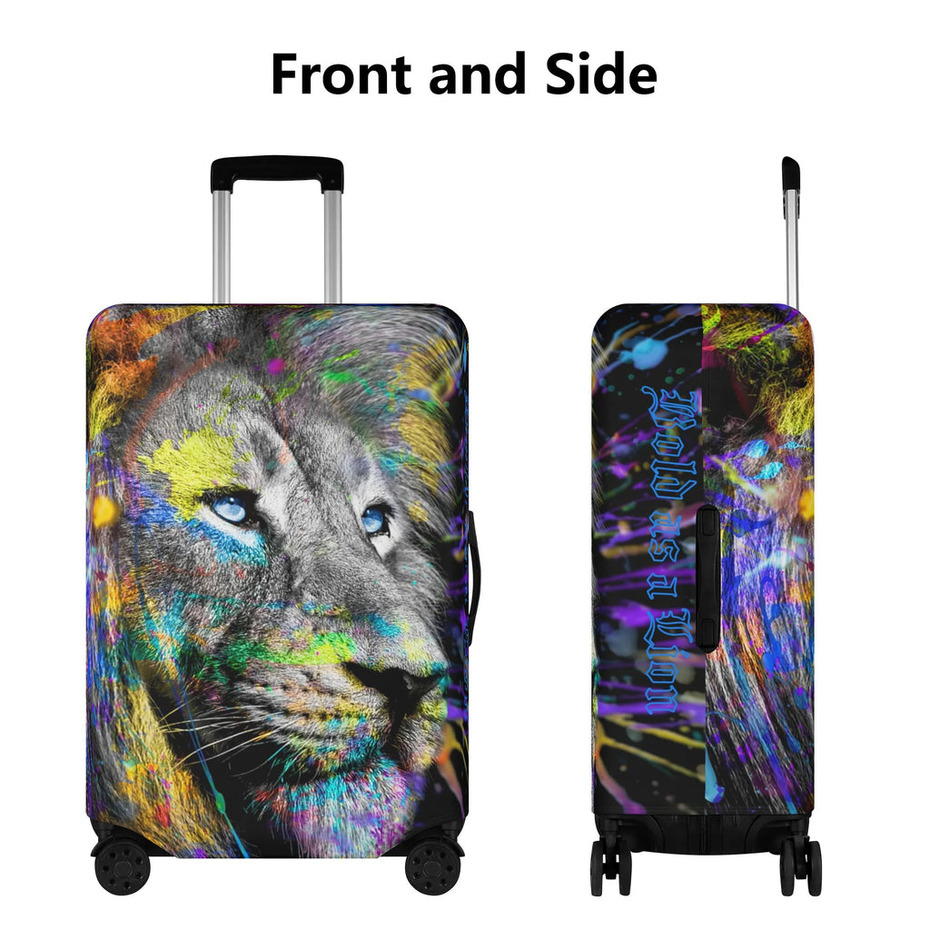 BOLD AS A LION- Polyester Luggage Cover, FREE SHIPPING