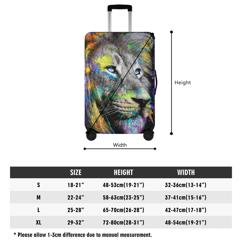 BOLD AS A LION- Polyester Luggage Cover, FREE SHIPPING
