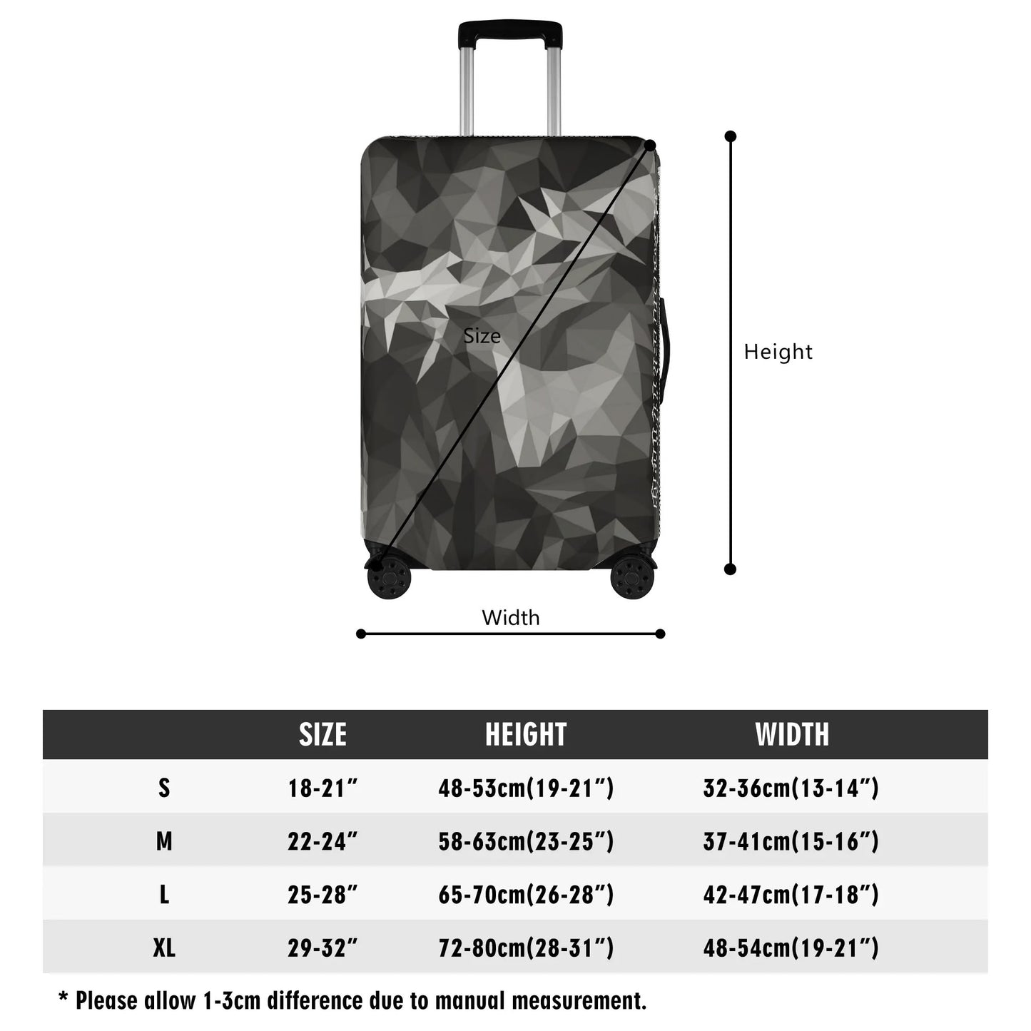 KING JESUS- Polyester Luggage Cover, FREE SHIPPING
