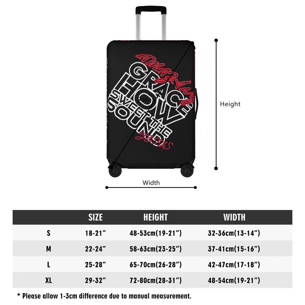 AMAZING GRACE- Polyester Luggage Cover, FREE SHIPPING