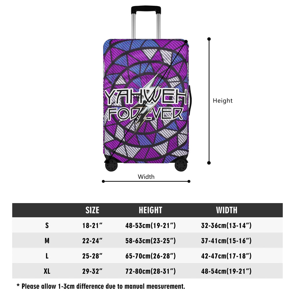 YAHWEH FOREVER- Polyester Luggage Cover, FREE SHIPPING
