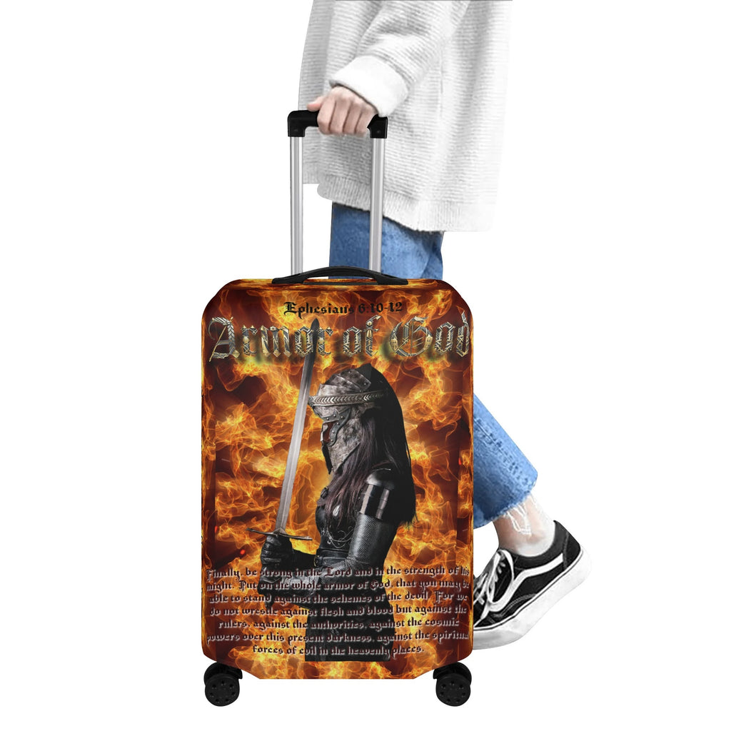 ARMOR OF GOD- Polyester Luggage Cover, FREE SHIPPING