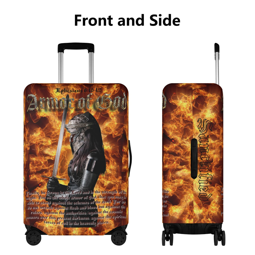 ARMOR OF GOD- Polyester Luggage Cover, FREE SHIPPING