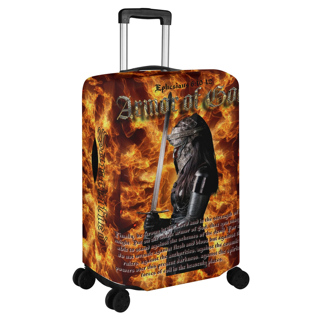 ARMOR OF GOD- Polyester Luggage Cover, FREE SHIPPING