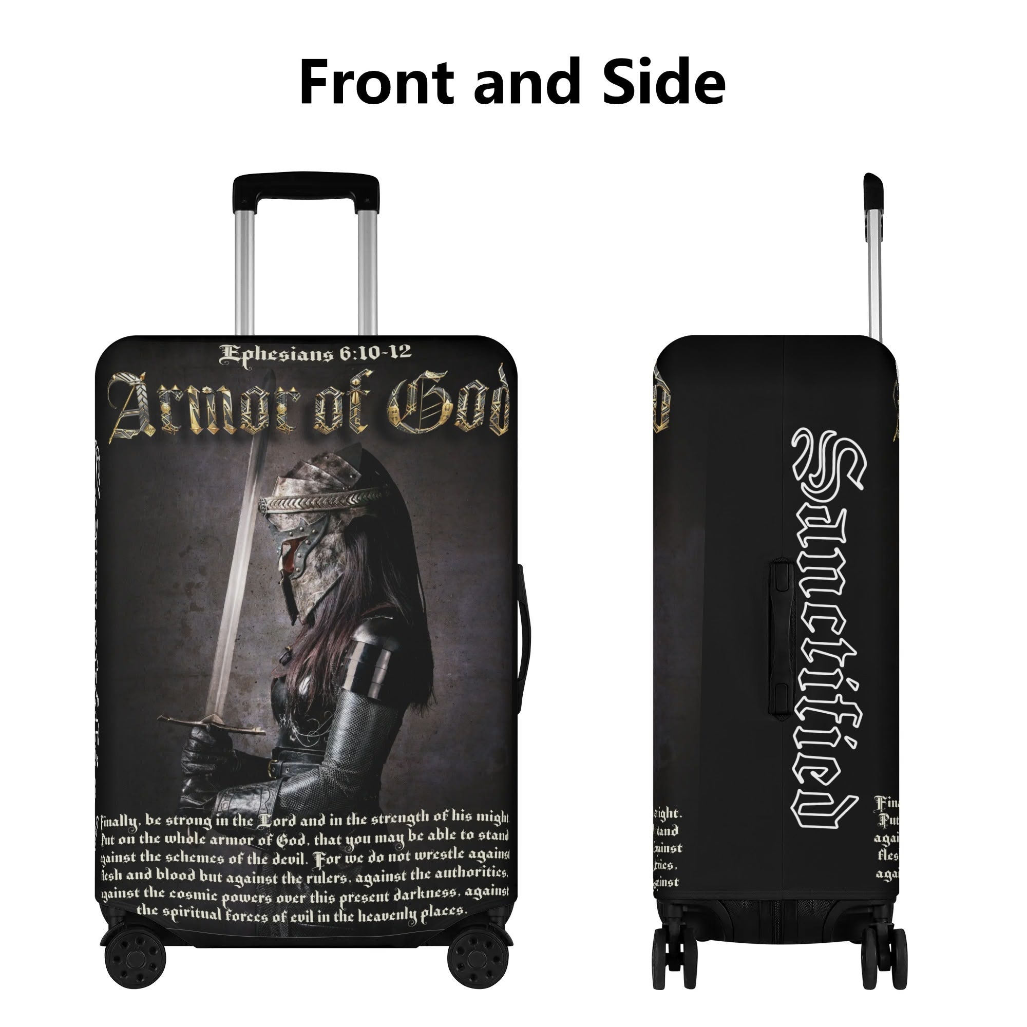 ARMOR OF GOD- Polyester Luggage Cover, FREE SHIPPING