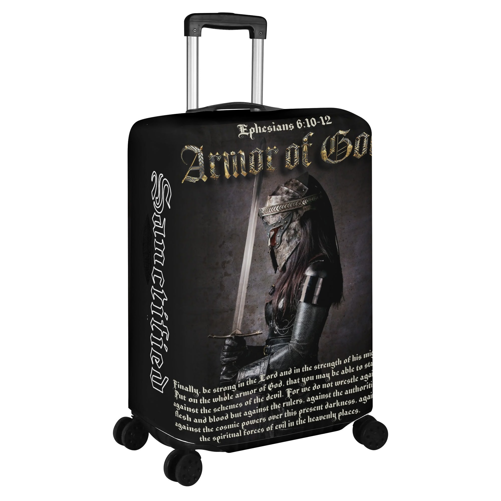 ARMOR OF GOD- Polyester Luggage Cover, FREE SHIPPING