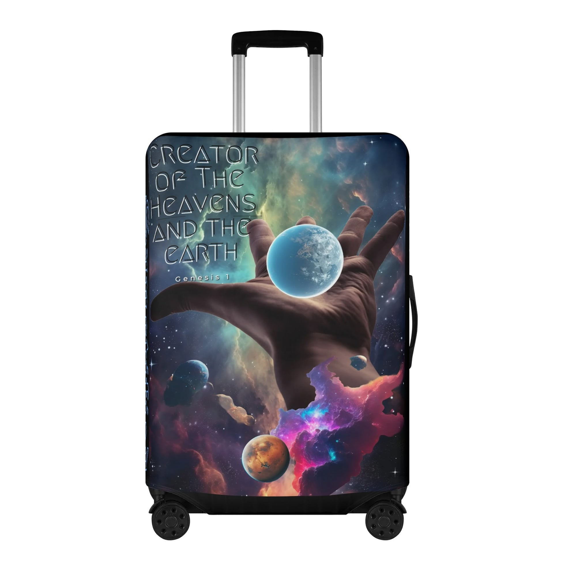 IN THE BEGINNING- Polyester Luggage Cover, FREE SHIPPING