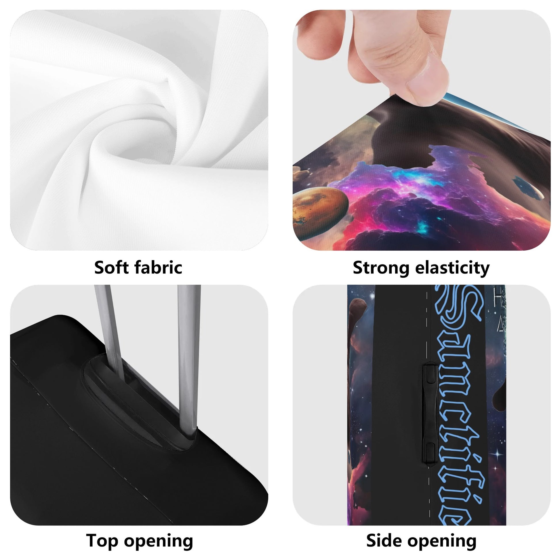 IN THE BEGINNING- Polyester Luggage Cover, FREE SHIPPING